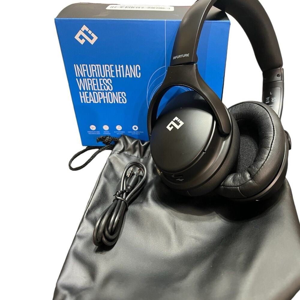 INFURTURE Active Noise Cancelling Headphones, H1 Wireless Over Ear Bluetooth